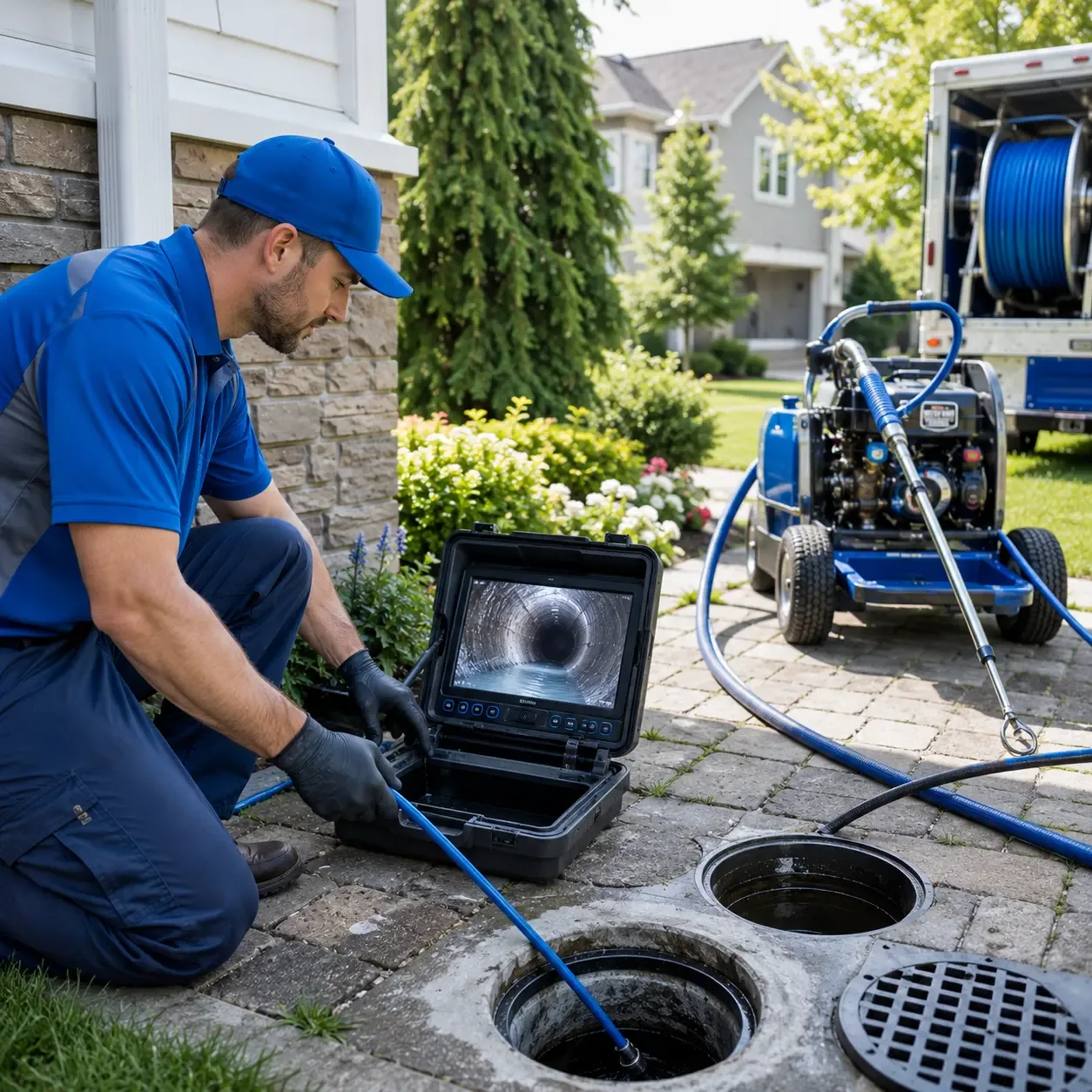 Outdoor drain cleaning professionals serving Sheldahl, IA
